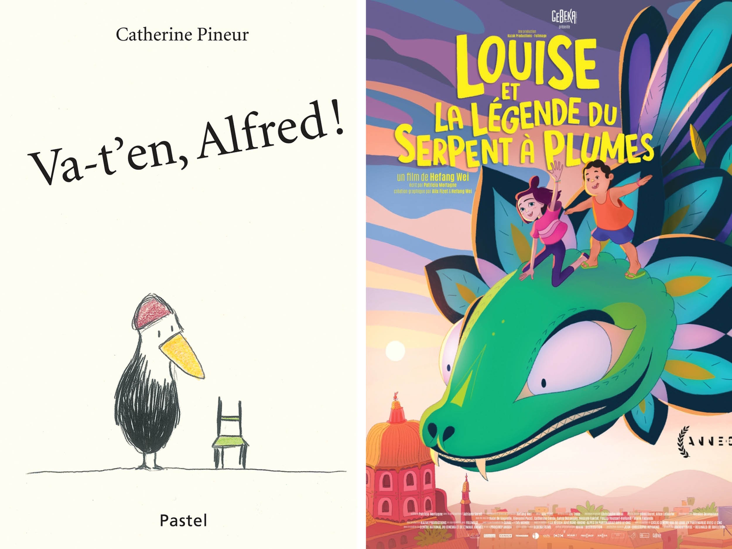 Cinéma // Louise et la légende du serpent plumes + Va-t’en Alfred (Luisa and the Feathered Snake + Go Away, Alfred!)
